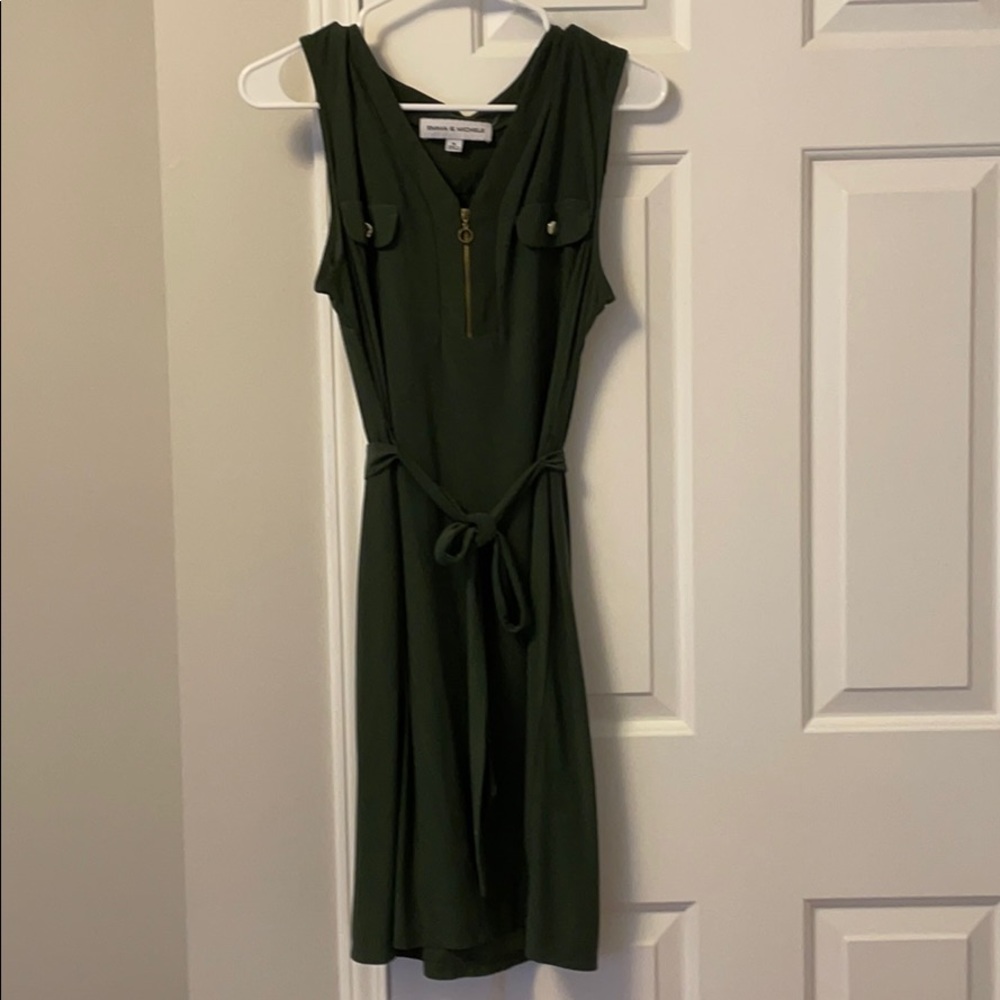 Emma & Michelle Army Green Dress